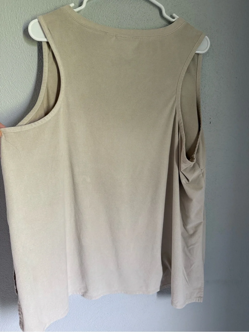 Cato Woman Neutral Beige Top with Soft Finish